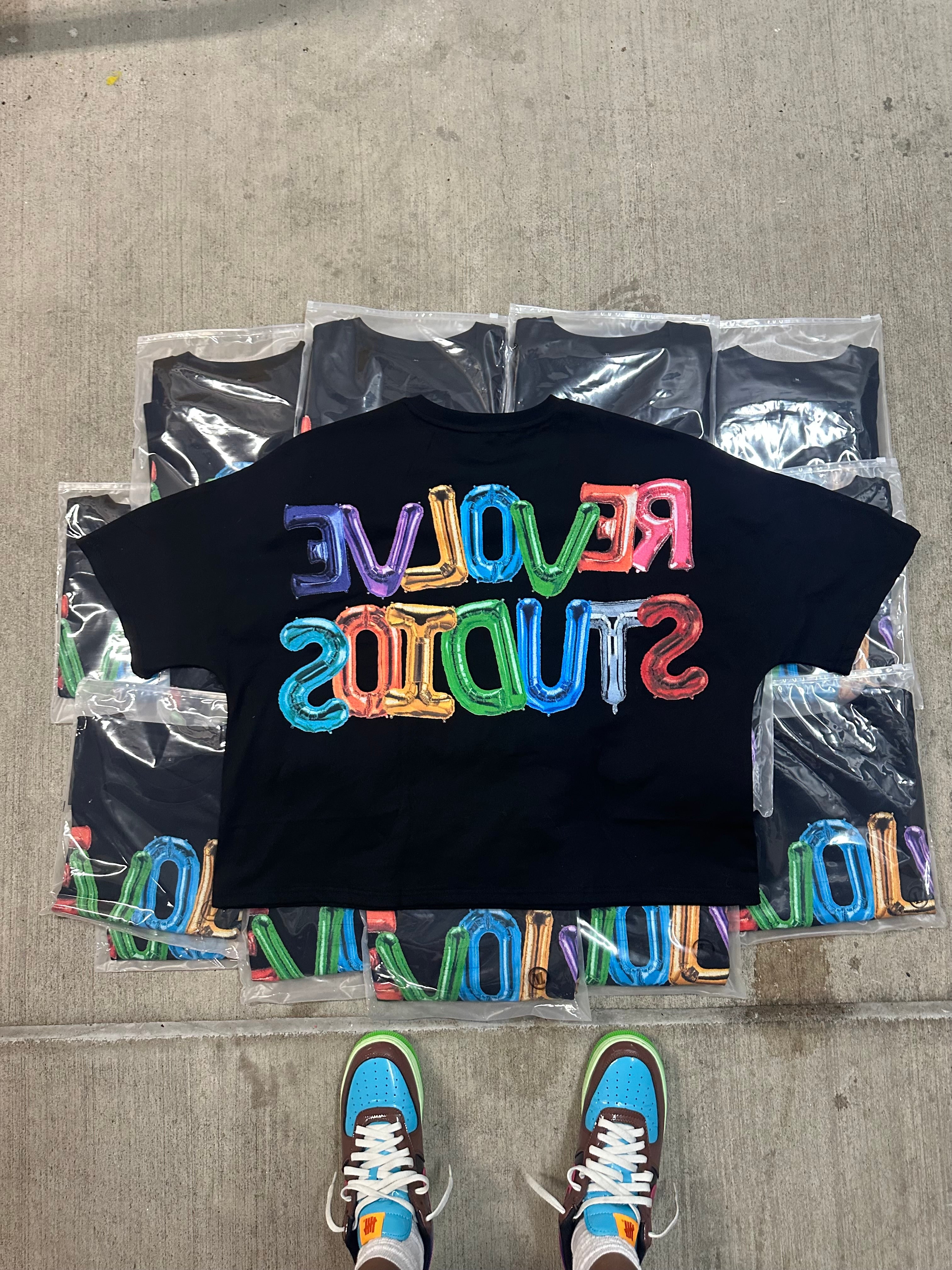 BLACK “BALLON” TEE