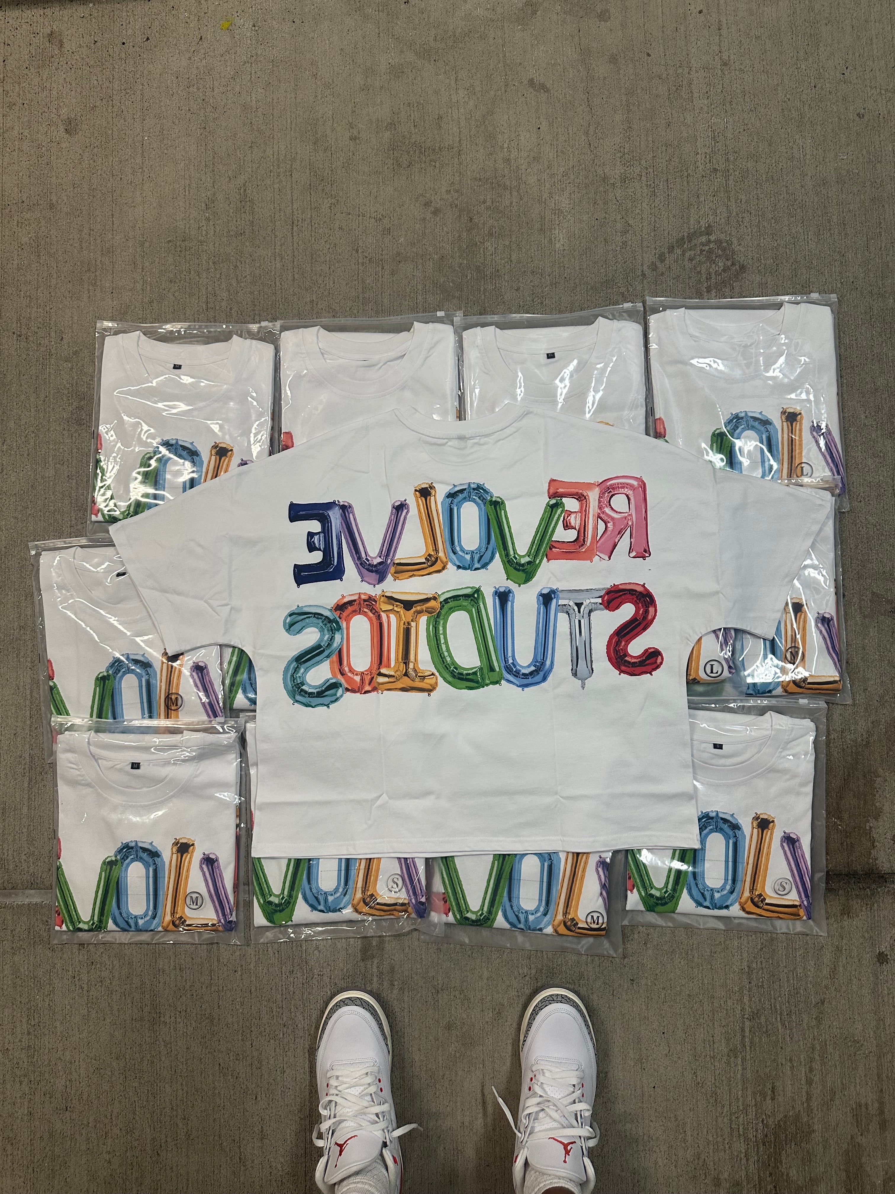 WHITE “BALLON” TEE