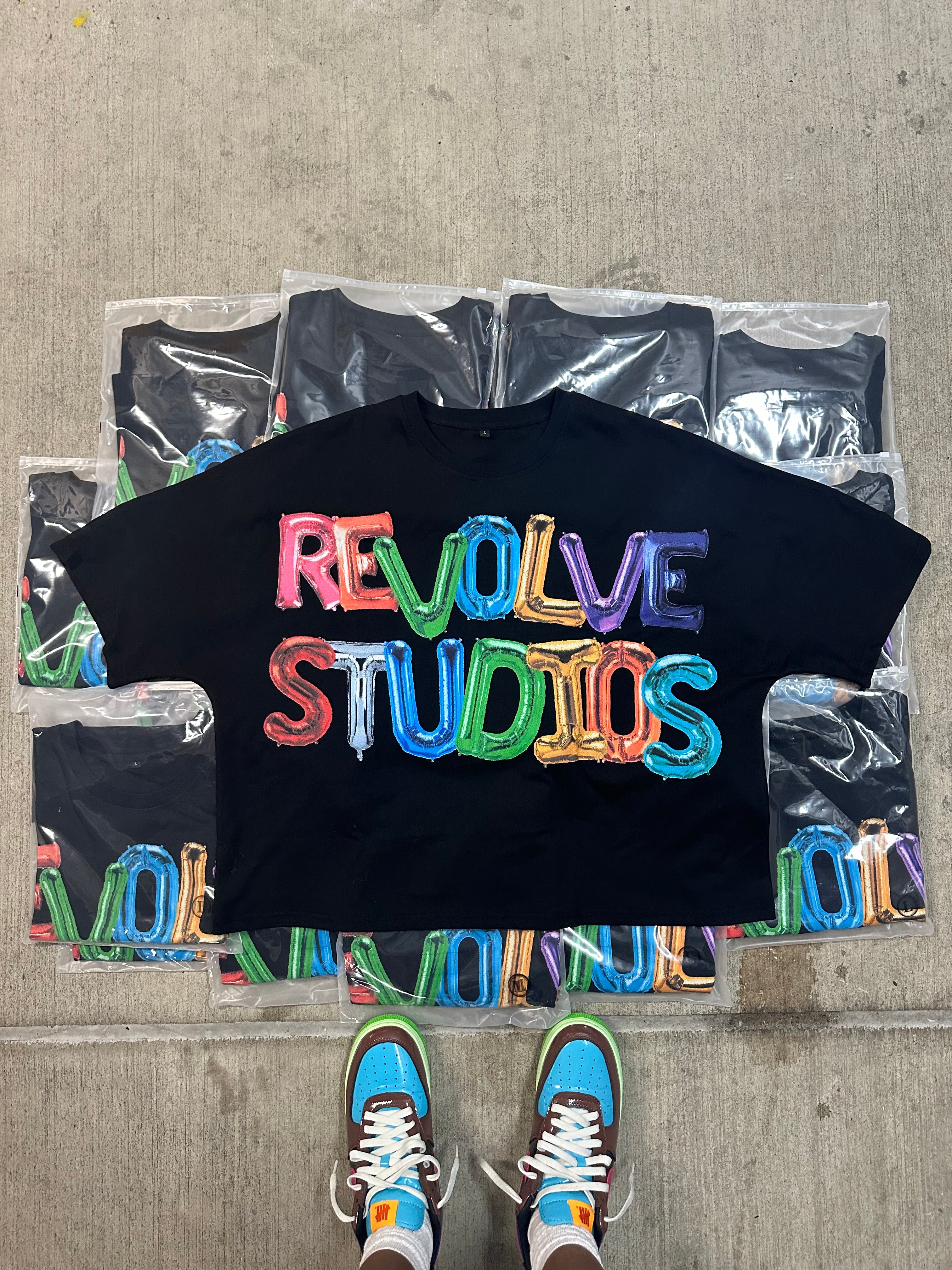 BLACK “BALLON” TEE
